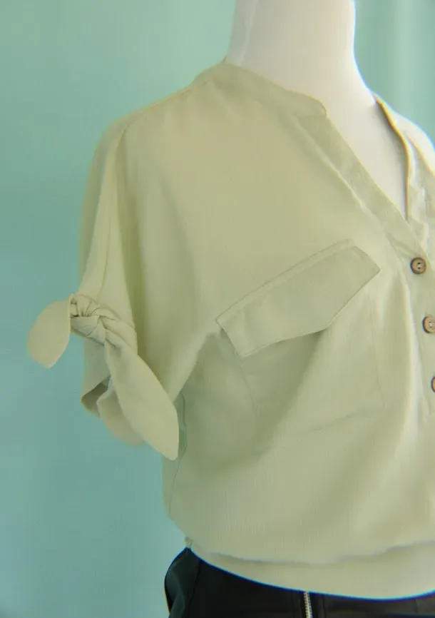 Blusa Mine para dama color verde