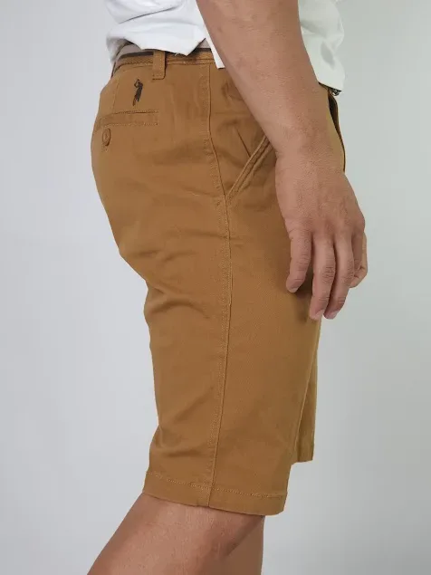 Short Cambridge Polo Club para caballero color camel