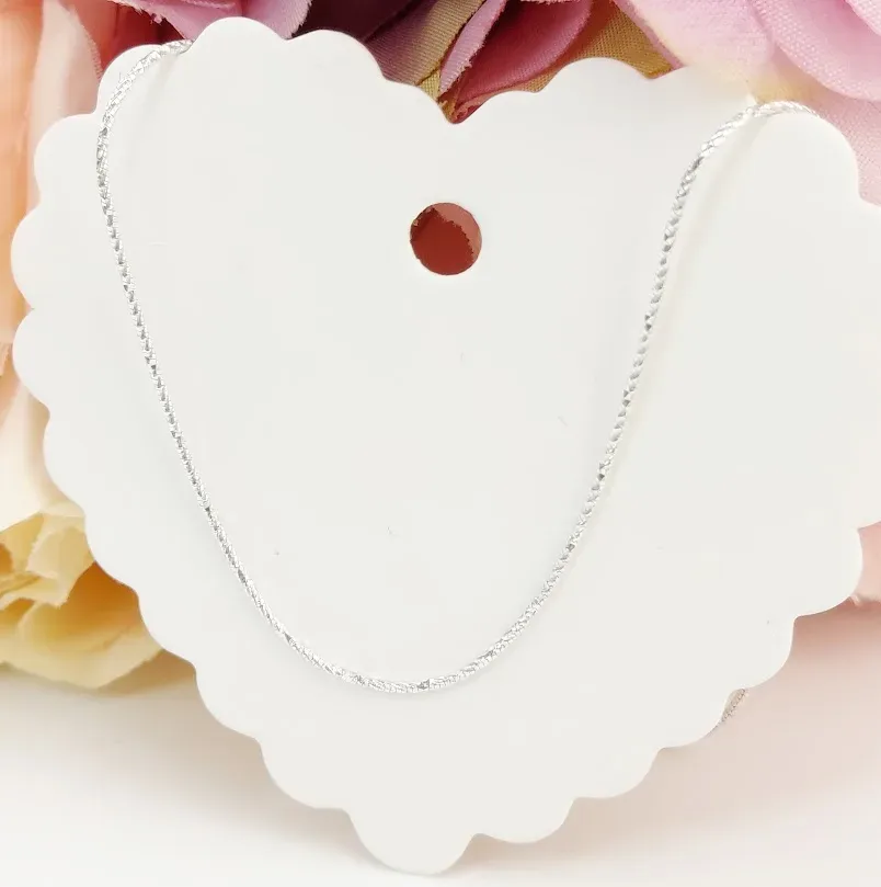Collar para dama plata 925 diseño cadena mini destellos