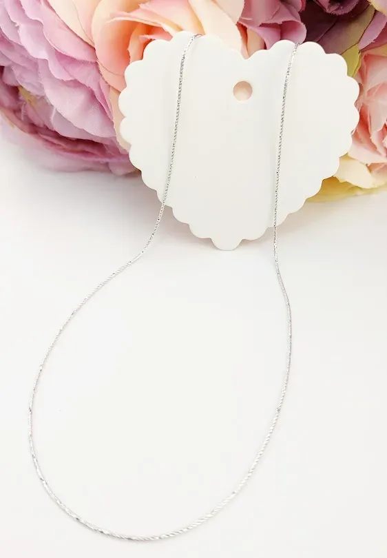 Collar para dama plata 925 diseño cadena mini destellos