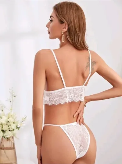 Lencería para dama color blanco