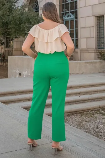 Pantalón para Dama color verde