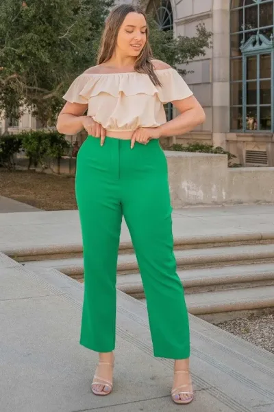 Pantalón para Dama color verde