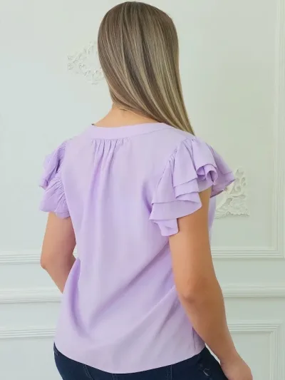 Blusa color lila para Dama