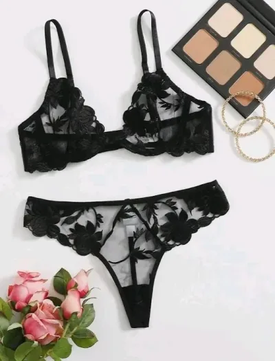 Lencería para dama color negro