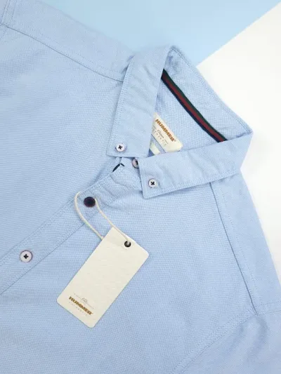 Camisa Hummer para caballero color celeste