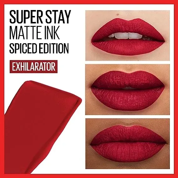 Labial Maybelline NEW YORK super stay matte ink 340 EXHILARATOR.