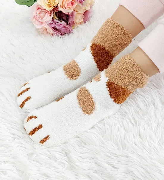 Par de medias para dama diseño de gato multicolor