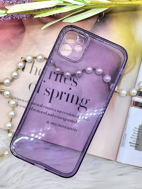 Estuche para celular Iphone11 color morado