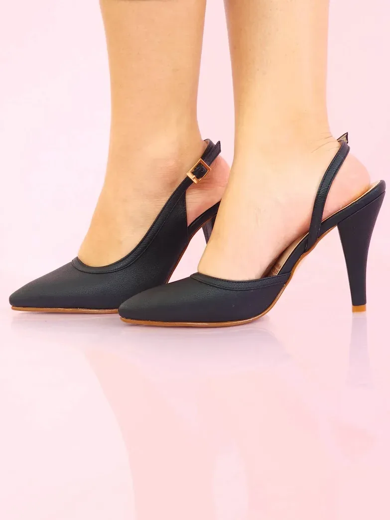 Tacones Colombianos negro AT1002 para dama