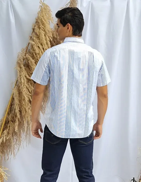 Camisa Naútica para caballero diseño a rayas