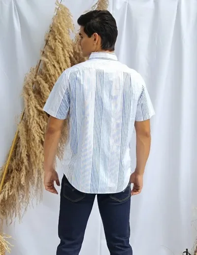 Camisa Naútica para caballero diseño a rayas