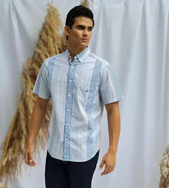 Camisa Naútica para caballero diseño a rayas