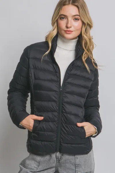 Jacket Love Tree para dama #158030 COLOR NEGRO