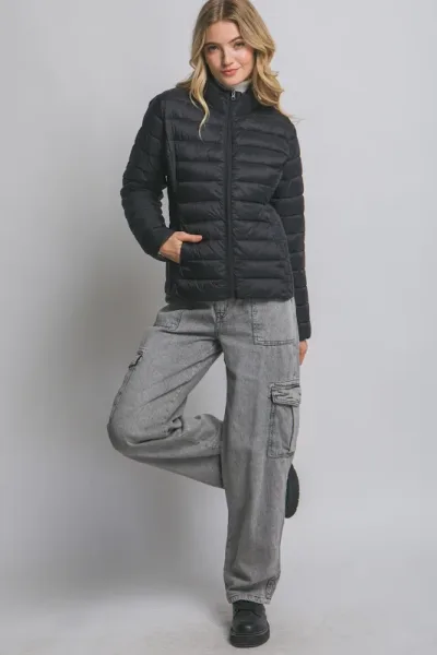 Jacket Love Tree para dama #158030 COLOR NEGRO
