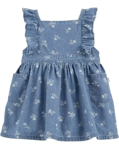 Vestido OshKosh para niña color azul