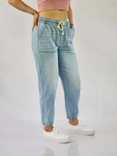 Jogger para dama color celeste