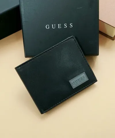 Billetera Guess para caballero color negro