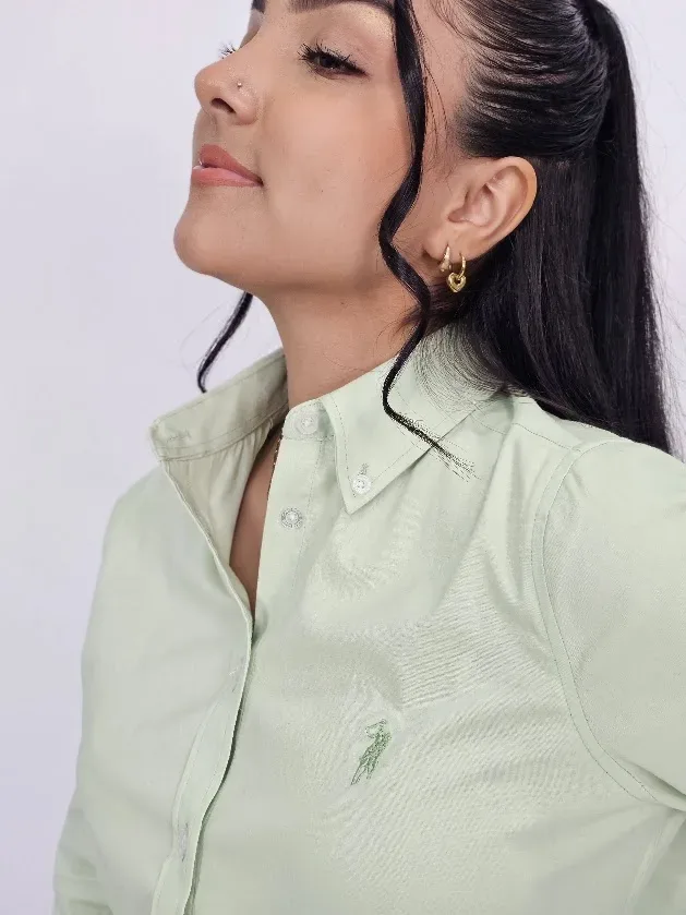 Camisa Cambridge polo para Dama