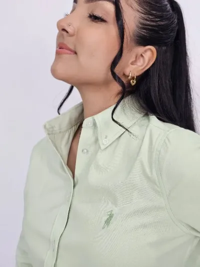 Camisa Cambridge polo para Dama