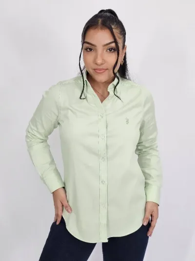 Camisa Cambridge polo para Dama