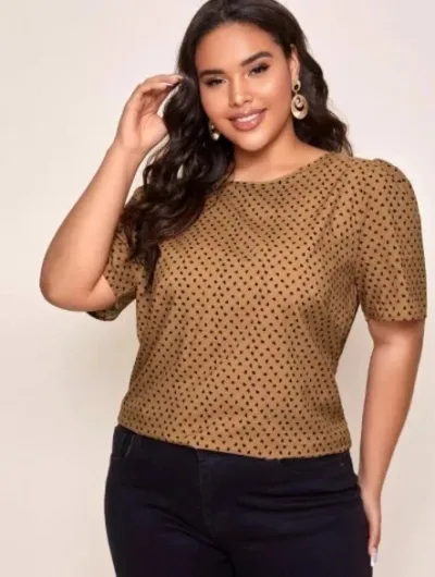Blusa para dama color marrón