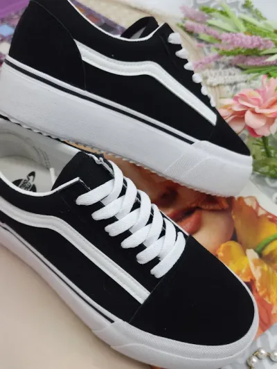 Tenis Coral para dama color negro Atlas black tex