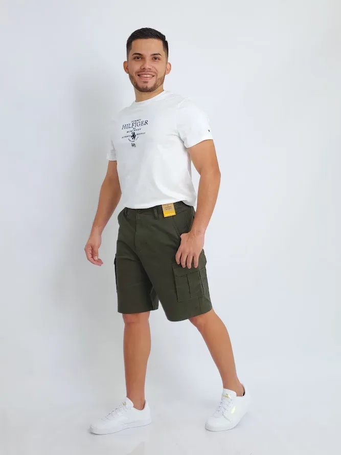 Short Psycho Sixteen para caballero PBS3046 OLIVE 82#