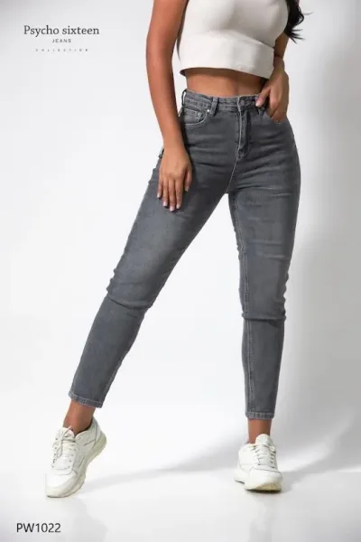 Jeans para dama Psycho Sixteen PW1022 color gris