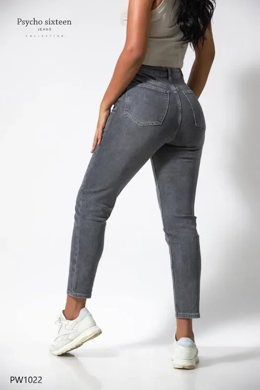 Jeans para dama Psycho Sixteen PW1022 color gris