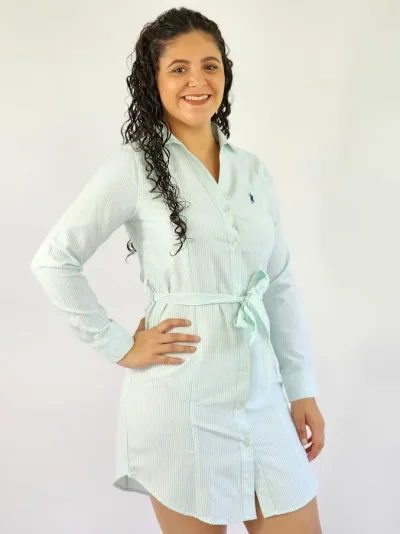 Vestido Cambridge Polo Club para dama a rayas color