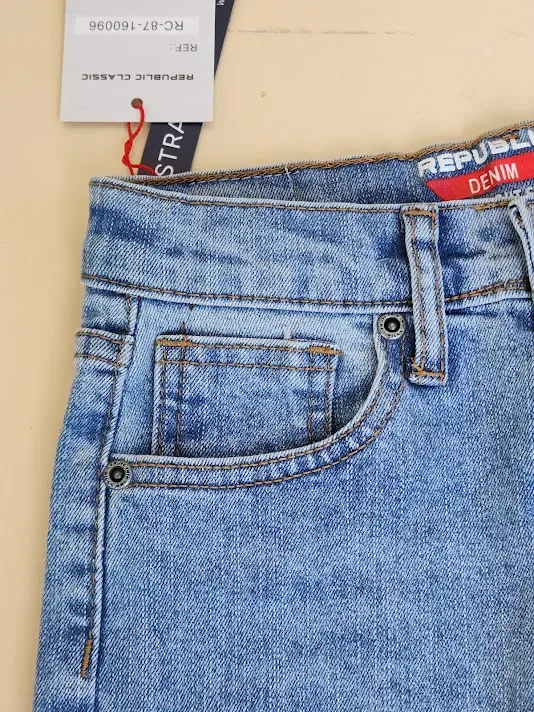 Jeans Republic Classic para niño RC-87-160096 COLOR CELESTE