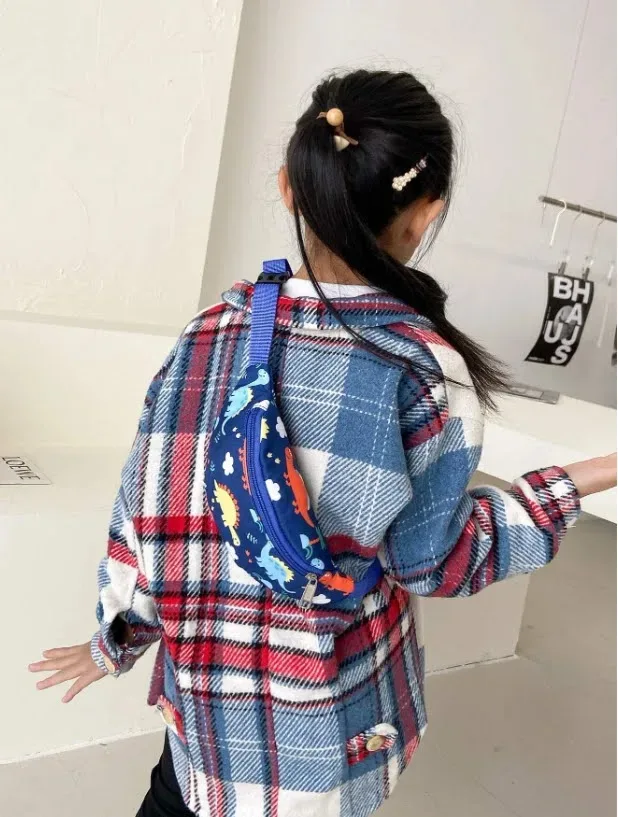 Riñonera para niño color azul