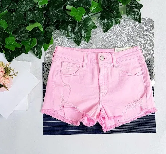 Short American Eagle para dama color rosa