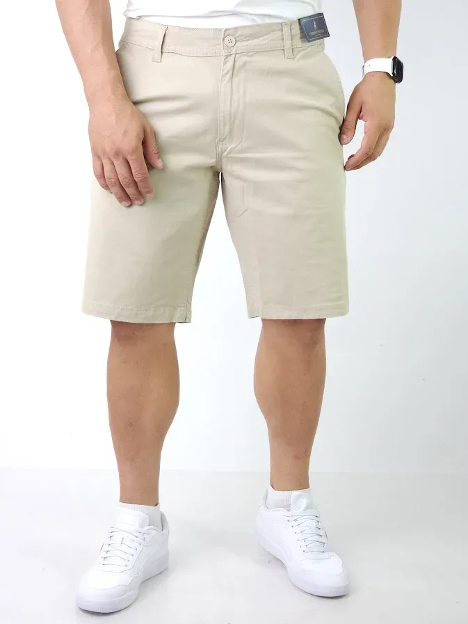 Short Cambridge Polo Club para caballero color Beige CSHCA-0136