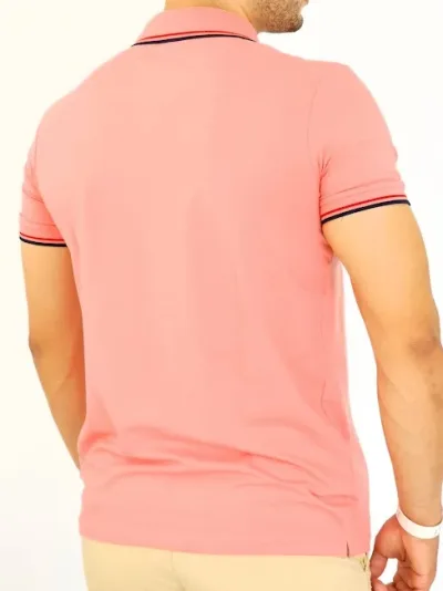 Camiseta Cambrige Polo Club para caballero color Coral