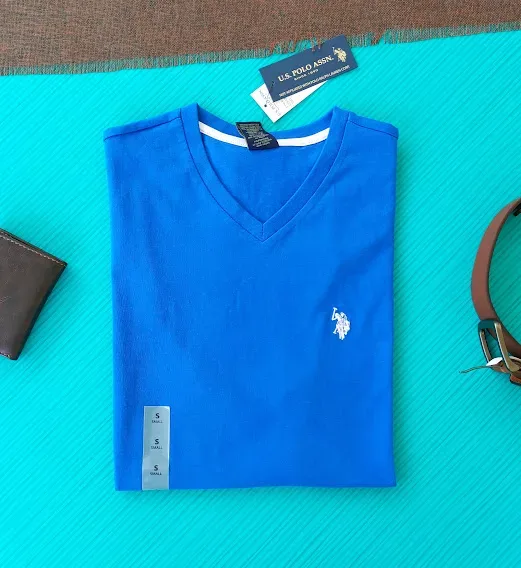 Camiseta Polo para caballero color azul