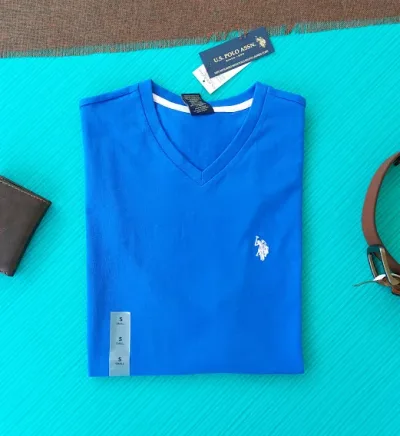 Camiseta Polo para caballero color azul