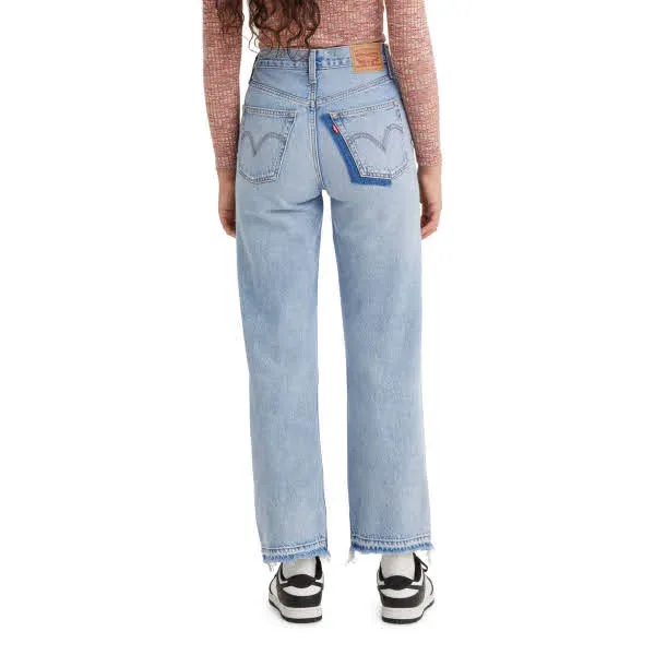 Jeans Levis para dama Ribcage Straight 0166