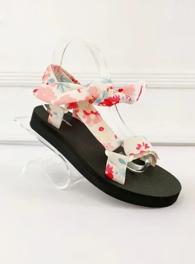 Sandalias para dama diseño floral