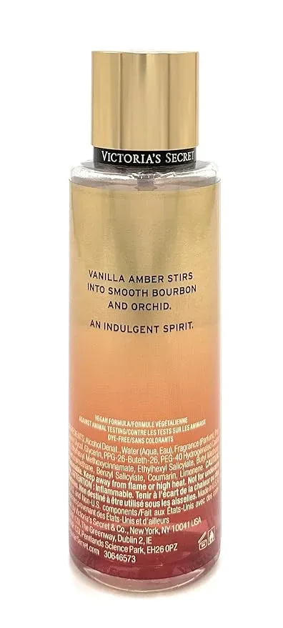Splash Victoria’s Secret Vanilla Amber Bourbon para dama