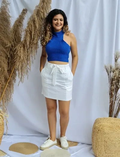 Blusa San Joy para dama color azul