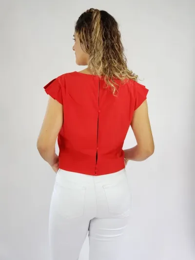 Blusa Milk y Honey para dama color rojo.
