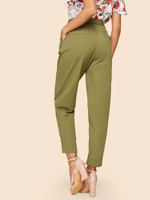 Pantalón para dama color verde