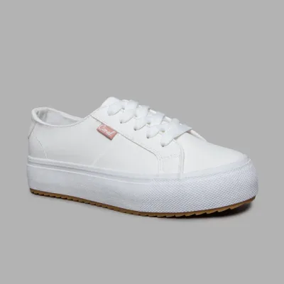Tenis Coral para dama color  blanco Dorothy white te