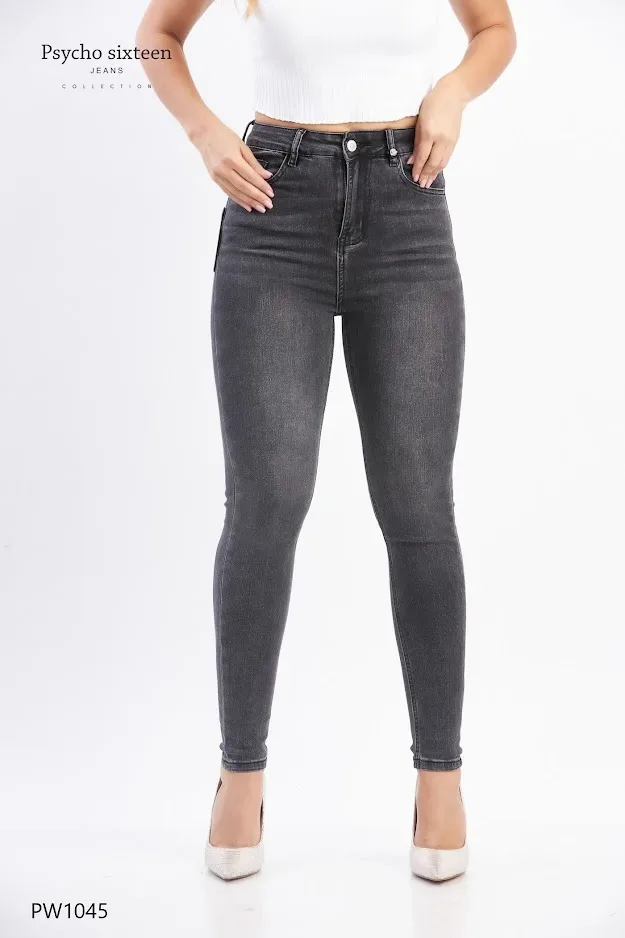 Jeans PSYCHO SIXTEEN para dama high rise, skinny PW1045