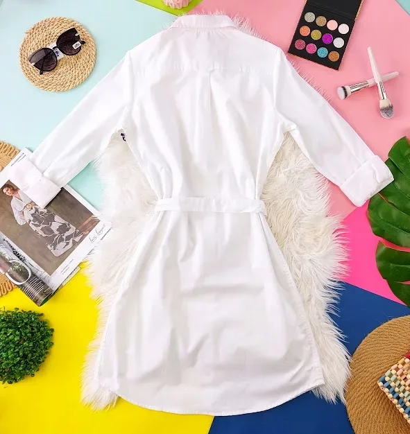Vestido U.S Polo para dama color blanco