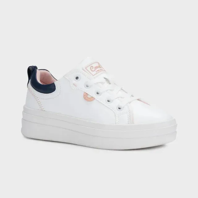 Tenis Coral Domma White Navy para dama