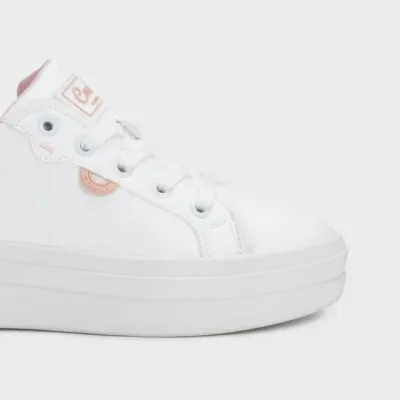 Tenis Coral Domma White Navy para dama
