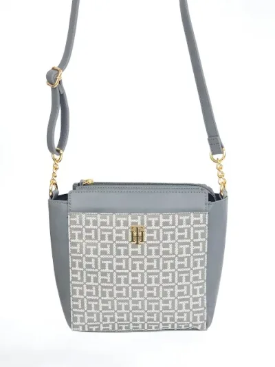 Bolso Tommy Hilfiger para dama color gris